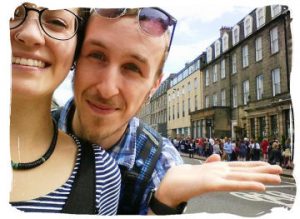 Edinburgh Vegan Festival August outside